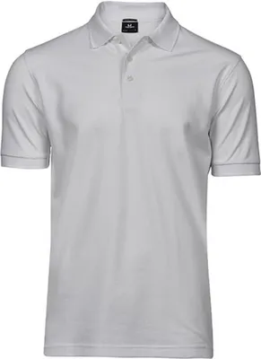 Immagine prodotto di Tee Jays 1405 | Polo stretch da uomo - Colore: Bianco - Taglia: 5XL