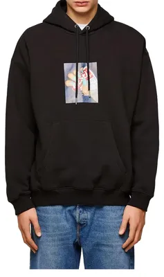 Produktbild von Diesel Herren S-UMMER-A84 SWEATER Hoody Kapuzenshirt Schwarz