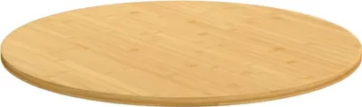 Produktbild von vidaXL Tischplatte Ø60x1,5 cm Bambus