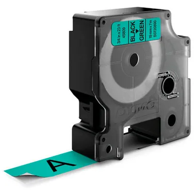 Immagine prodotto di DYMO D1 Standard - Black on Green - 19mm nastro per etichettatrice