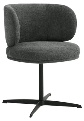 Produktbild von CHITA Polsterstuhl (2 St) Drehstuhl, Esszimmerstuhl, 360° drehbar, Chenille mit Metallgestell