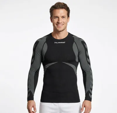Produktbild von Thermoshirt HUMMEL First Seamless Jersey Schwarz XL/XXL