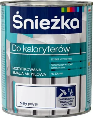 Obrázek produktu pro Śnieżka Pro radiátory - Modifikovaná akrylová barva 0,75 l