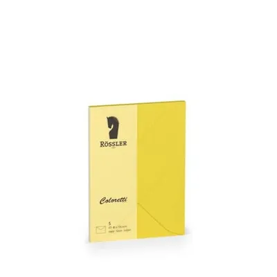 Produktbild von Coloretti Briefumschläge 5 Stück C7 Goldgelb