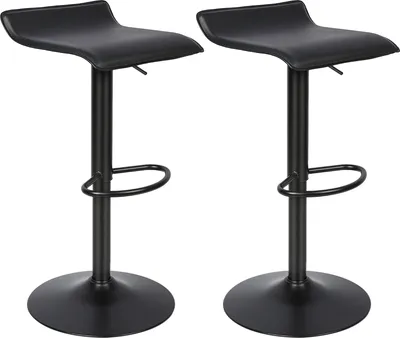 Produktbild von 2er Set Barhocker Barstuhl Hocker Tresenhocker Bistrohocker Metall