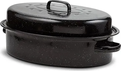 Immagine prodotto di NAVA Casseruola ovale smaltata con coperchio - 3l