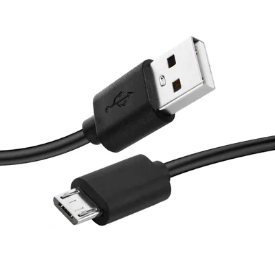 Obrázek produktu pro Nabíjecí kabel Micro-USB na USB pro nabíjení a synchronizaci - 57 cm - černý