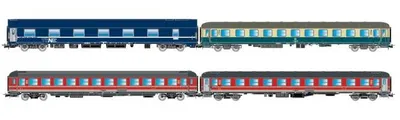 Produktbild von Rivarossi 4-tlg. Set Reisezugwagen, Italien-Holland-Express Ep. V HR4374