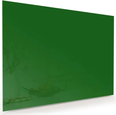 Produktbild von Glasbild 120x90cm in XXL für Wohnzimmer, Schlafzimmer Motiv Dunkelgrüner Hintergrund II