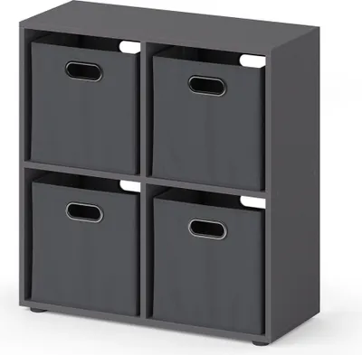 Produktbild von Vicco Raumteiler Tetra, 72.6 x 72 cm, Grau