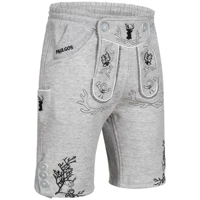 Obrázok produktu pre PAULGOS Pánske nohavice Trachten - Design Trachten Lederhose - JOK3 - dostupné v 3 farbách - veľkosť S - 5XL