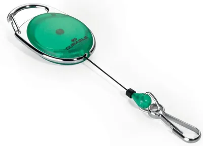 Productafbeelding van Opwindmechanisme in "JoJo"-stijl met veerhaken, 80 cm, groen. Verpakking met 5 stuks