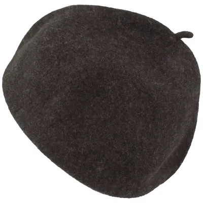 Kopka Long Beanie Walkmütze Stegbaske aus 100% Wolle in schwarz