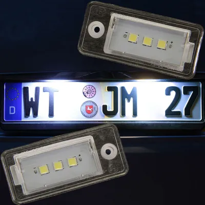 Produktbild von Led Kennzeichenbeleuchtung für AUDI A4 B6 B7 Limousine, Cabrio, Avant