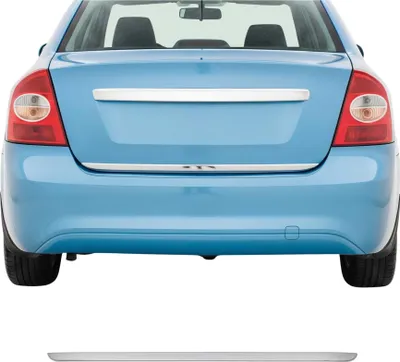 Image de Garniture de Hayon Coffre pour Ford Focus II Berline 2004-2010 acier inox