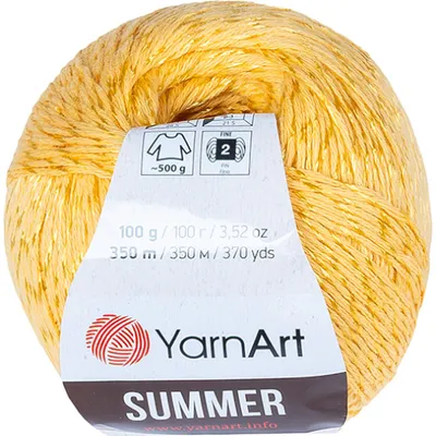Produktbild von Garn SUMMER – 100 g, 350 m – Gelb
