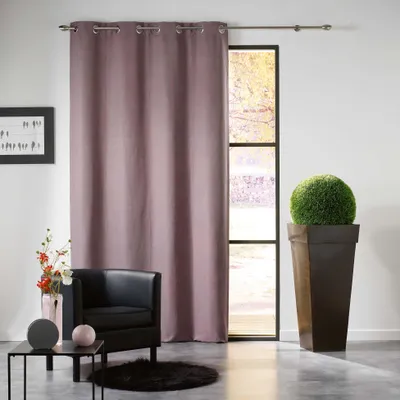 Image de Rideau a oeillets Mezzo taupe