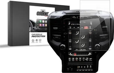 Produktbild von Keramische Autodisplayfolie für Dodge Ram 1500 12,3" (2019-2025), Grizz Protector