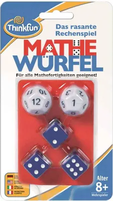 Produktbild von Thinkfun Familienspiel Logikspiel Mathe Würfel 76317