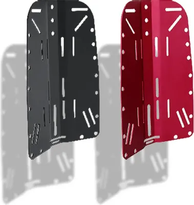 Produktbild von Metalsub Aluminium Rückplatte Rot Rot One Size
