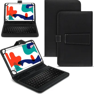 Produktbild von Hülle Tastatur Tasche für Xiaomi Redmi Pad 2 Tablet Schutzhülle QWERTZ KeyboardFarben:Schwarz