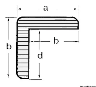 Obrázek produktu pro Profil L 23x23 mm , 1 kus