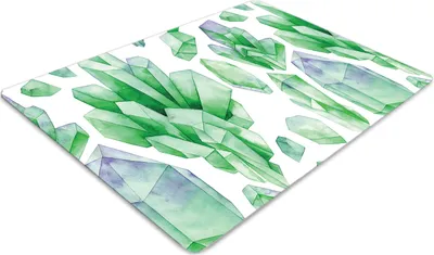 Produktbild von Boden-Schutzmatte – Schutzmatte für Hocker – Bodenmatte – 120x90 cm – Kristalle
