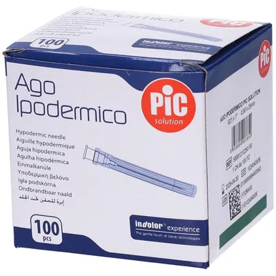 Immagine prodotto di Ago Ipodermico Pic Gauge 21 1 100 Pezzi