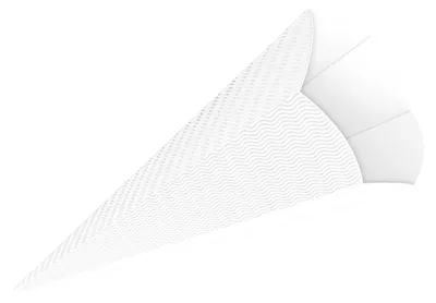 Produktbild von 3D-Schultüten,68Cm Hoch,5St.weiss