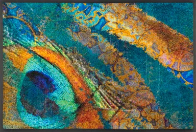 Produktbild von wash+dry Schmutzfangmatte Exotic Pavo - 50 x 75 cm