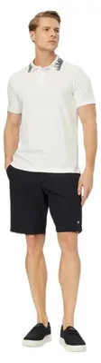 Produktbild von EMPORIO ARMANI Herren-Poloshirt, Kurzarmhemd mit Kragen und Knöpfen, reine Baumwolle, Artikelnummer EM000571 AF20432, M, Cotone 100%