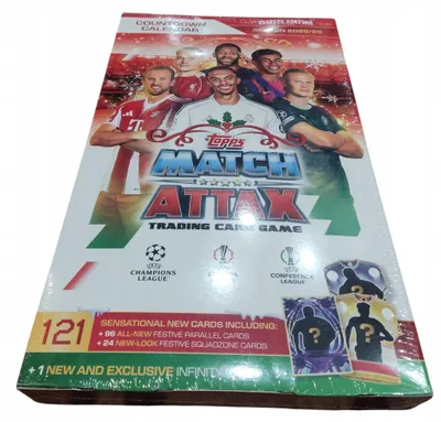 Obrázok produktu pre 24 packs of MATCH ATTAX 2026 TOPPS football cards calendar