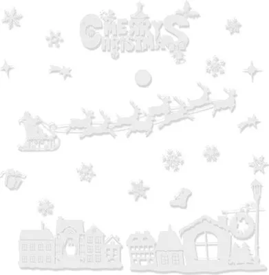 Produktbild von Weihnachts-Fensteraufkleber Ruhhy 22305
