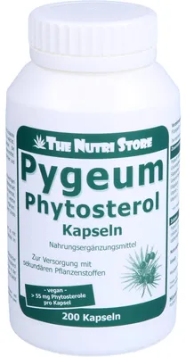 Obrázek produktu pro The Nutri Store Fytosterolové kapsle Pygeum, 200 kapslí