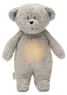 Productafbeelding van Moonie 2.0 Grau - Organische Hummelbeer Met Een Lamp