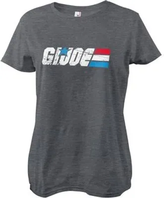 Produktbild von G.I. Joe Washed Logo Girly Tee - X-Large - DarkHeather