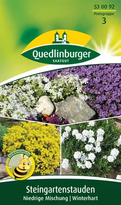 Produktbild von Quedlinburger Saatgut - Steingartenstauden Niedrige Mischung - Samen - 530092
