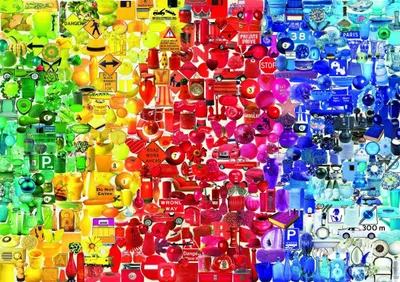 Produktbild von BLUEBIRD Puzzle Farbige Dinge 1000 Teile