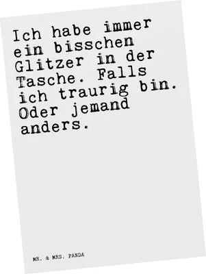 Produktbild von Mr. & Mrs. Panda Postkarte Ich habe immer ein... - Weiß - Geschenk, Freundinnen, Sprüche, Freundin, Postkarten, Ansichtskarte, Grußkarte, einzelkarte, Spruch, Motivation