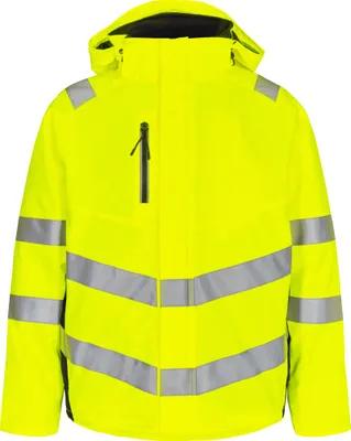 Produktbild von F. Engel Safety Winterjacke, Gelb/Schwarz, Gr. 5XL