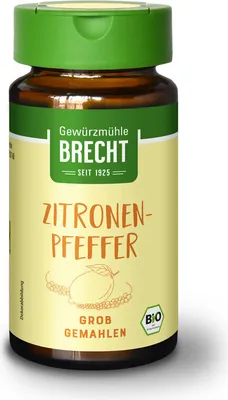 Produktbild von Gewürzmühle Brecht Zitronenpfeffer grob gemahlen, 40g