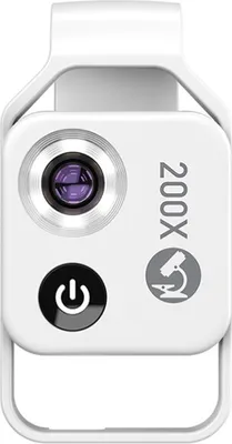 Immagine prodotto di APEXEL portatile 200x lenti d'ingrandimento microscopio bambini giocattolo educativo esperimento scientifico biologico mini lenti bianco