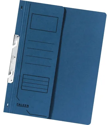 Produktbild von Einhakhefter A4 1/2 Vorderdeckel blau