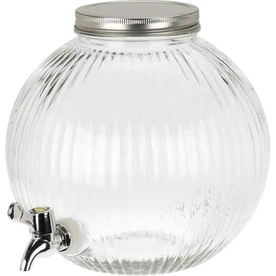 Produktbild von Glas-Getränkekrug mit Zapfhahn 5,5 l