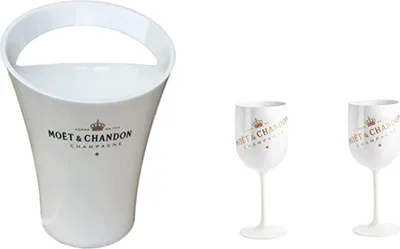 Produktbild von Moët & Chandon Ice Impérial Champagner Gläser inkl. Kühler Weingläser Champagnergläser weiß