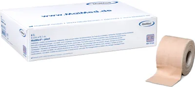Produktbild von MaiMed Plast Heftpflaster hautfarben 6 Rollen 5 cm x 9,1 m