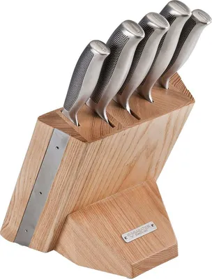 Produktbild von Diamant Sabatier Messerblock Riyouri Holz 6-teilig