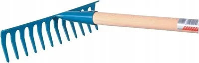 Produktbild von Gartenrechen mit 12-Zahn-Stahlstiel 119 cm