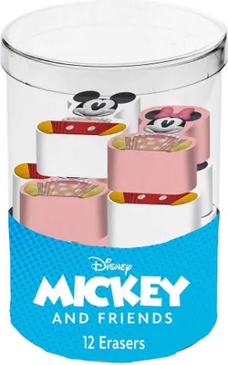 Produktbild von Mickey & Minnie Radierer 12-er Pack