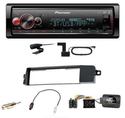 Produktbild von Pioneer MVH-S520DAB USB FLAC Digitalradio Bluetooth Einbauset für BMW 3er E46